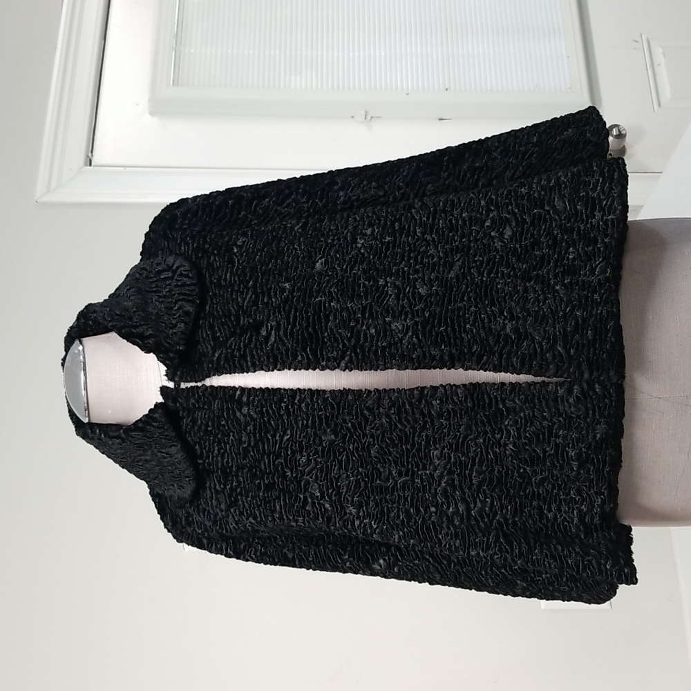 Lord & Taylor Women Black Soft Cape